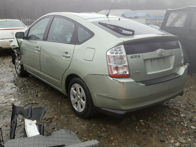 JTDKB20U693500709 - 2009 TOYOTA PRIUS GREEN photo 3