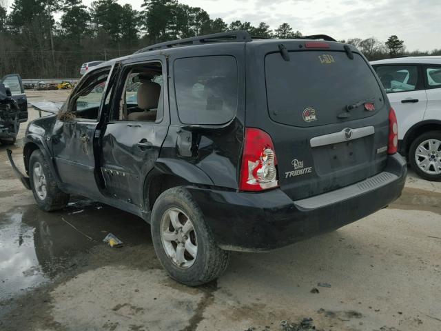 4F2YZ04186KM10649 - 2006 MAZDA TRIBUTE S BLACK photo 3