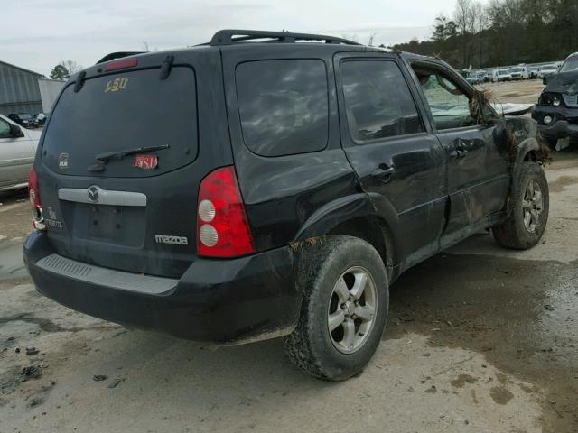 4F2YZ04186KM10649 - 2006 MAZDA TRIBUTE S BLACK photo 4