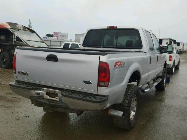 1FTSW21P96EA73295 - 2006 FORD F250 SUPER SILVER photo 4