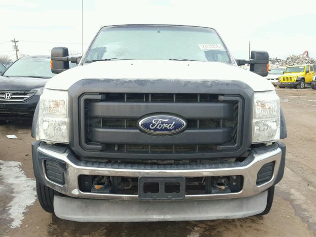 1FT7X3AT8BEB16198 - 2011 FORD F350 SUPER WHITE photo 9