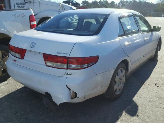 1HGCM663X4A101540 - 2004 HONDA ACCORD LX WHITE photo 4