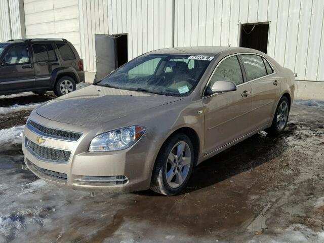 1G1ZH57BX8F200762 - 2008 CHEVROLET MALIBU 1LT TAN photo 2