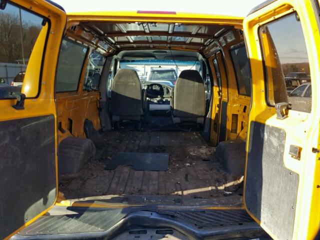 1FTNE24L37DB08980 - 2007 FORD ECONOLINE YELLOW photo 6