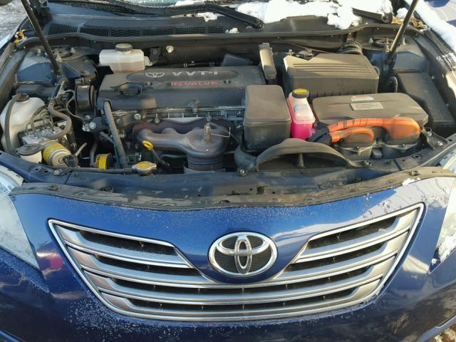 4T1BB46K47U018406 - 2007 TOYOTA CAMRY NEW BLUE photo 7