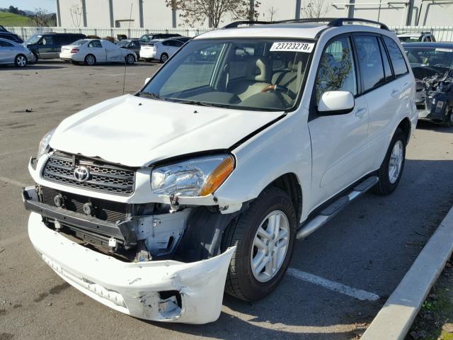 JTEGH20V030095478 - 2003 TOYOTA RAV4 WHITE photo 2