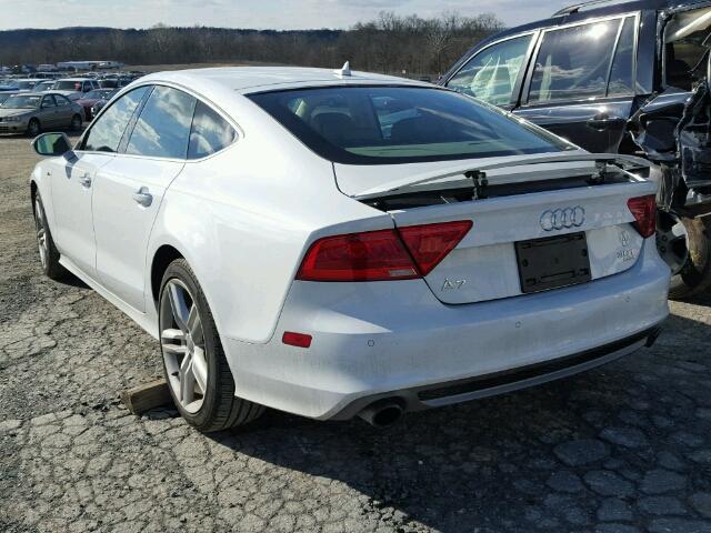 WAU2GAFC6EN084473 - 2014 AUDI A7 PRESTIG WHITE photo 3