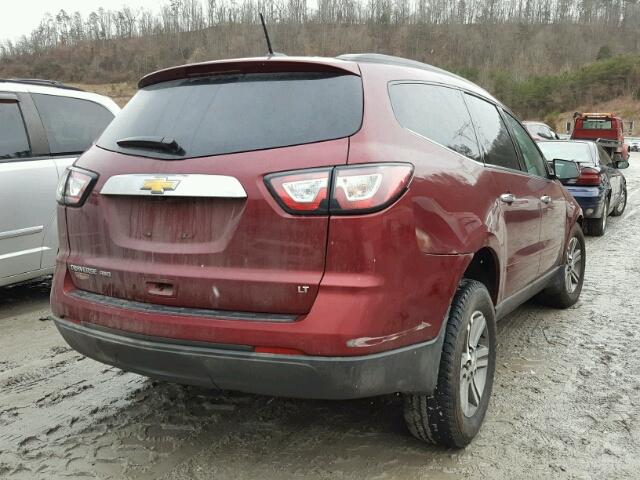 1GNKVGKD4HJ273782 - 2017 CHEVROLET TRAVERSE L RED photo 4