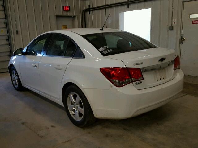 1G1PK5SB6D7260669 - 2013 CHEVROLET CRUZE LT WHITE photo 3