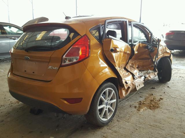 3FADP4EJ2GM163400 - 2016 FORD FIESTA SE ORANGE photo 4