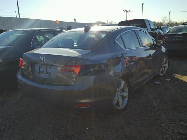 19VDE1F34FE008055 - 2015 ACURA ILX 20 GRAY photo 4