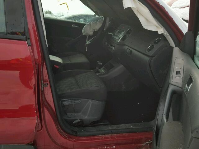 WVGBV7AX5AW003386 - 2010 VOLKSWAGEN TIGUAN SE 栗色 照片 5