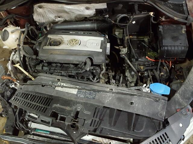 WVGBV7AX5AW003386 - 2010 VOLKSWAGEN TIGUAN SE 栗色 照片 7