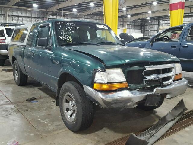 1FTYR14V4YPA90714 - 2000 FORD RANGER SUP GREEN photo 1