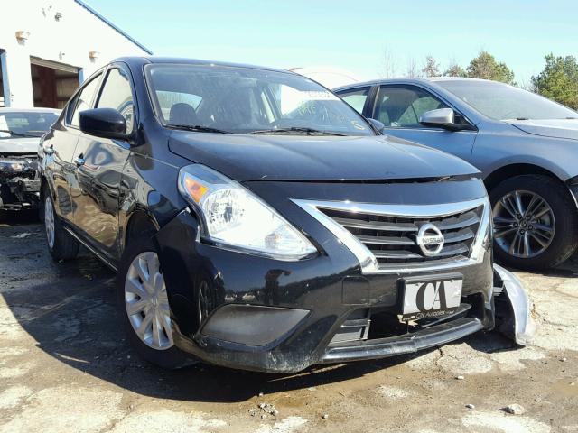 3N1CN7AP2GL835567 - 2016 NISSAN VERSA S BLACK photo 1