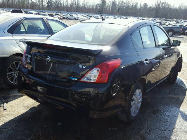 3N1CN7AP2GL835567 - 2016 NISSAN VERSA S BLACK photo 4