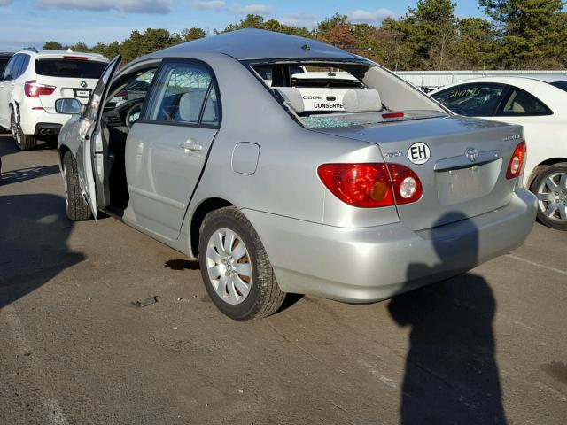 2T1BR38E14C241416 - 2004 TOYOTA COROLLA CE BLUE photo 3