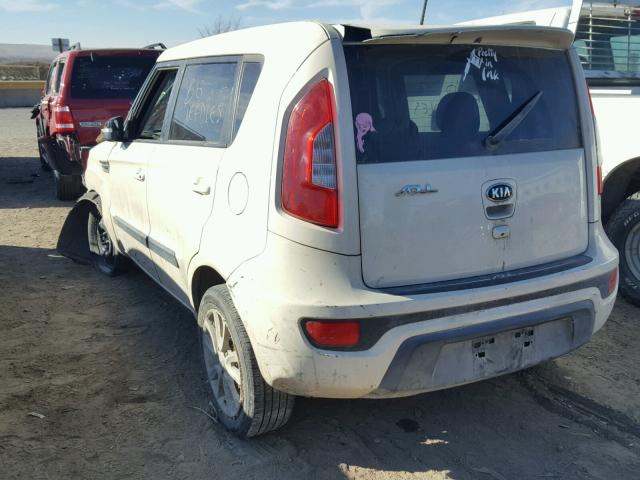 KNDJT2A63D7775397 - 2013 KIA SOUL + WHITE photo 3