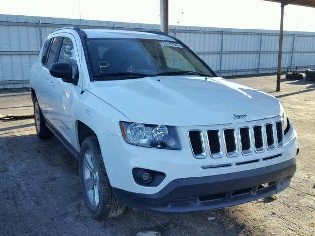 1C4NJCBB2FD420296 - 2015 JEEP COMPASS SP WHITE photo 1