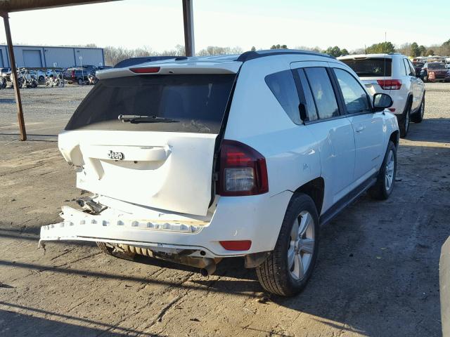 1C4NJCBB2FD420296 - 2015 JEEP COMPASS SP WHITE photo 4