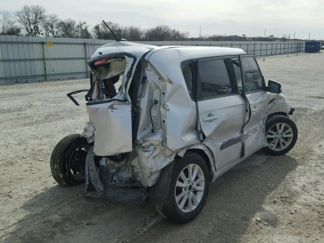 KNDJT2A68C7467303 - 2012 KIA SOUL + SILVER photo 4