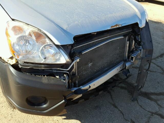 JHLRD78876C033196 - 2006 HONDA CR-V EX SILVER photo 9