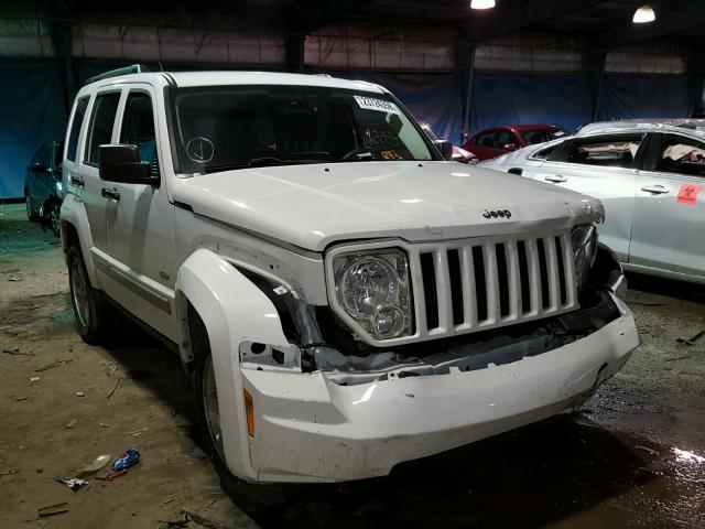 1C4PJMAK6CW206802 - 2012 JEEP LIBERTY SP WHITE photo 1