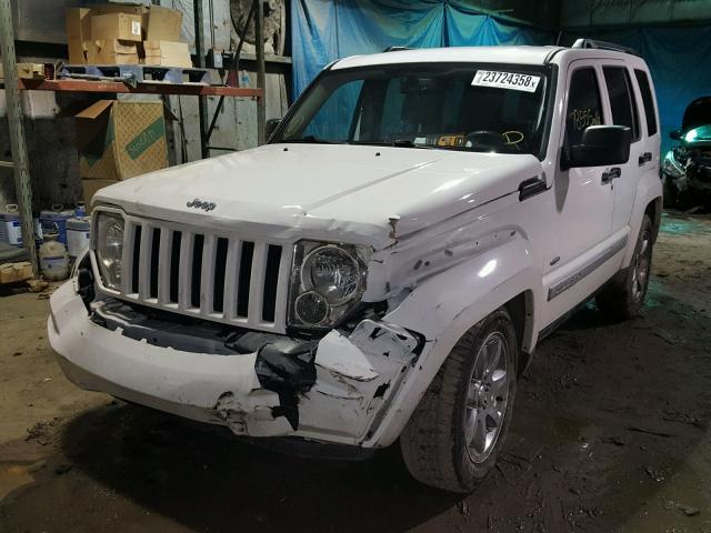 1C4PJMAK6CW206802 - 2012 JEEP LIBERTY SP WHITE photo 2