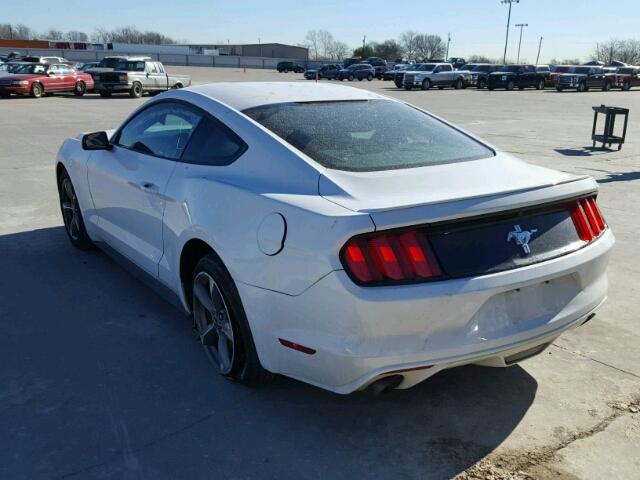 1FA6P8AMXG5256378 - 2016 FORD MUSTANG WHITE photo 3