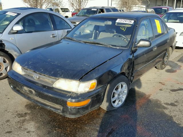 1NXAE09BXSZ312828 - 1995 TOYOTA COROLLA LE BLACK photo 2