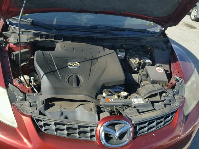 JM3ER29L570119085 - 2007 MAZDA CX-7 RED photo 7