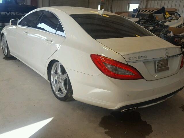 WDDLJ7DB0EA122007 - 2014 MERCEDES-BENZ CLS 550 WHITE photo 3