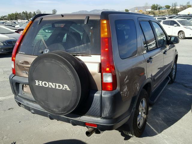 JHLRD78842C086660 - 2002 HONDA CR-V EX BROWN photo 4