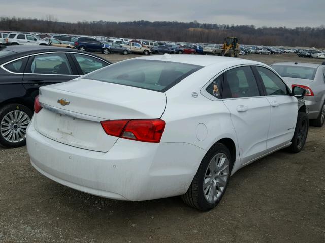 1G11Y5SL3EU101382 - 2014 CHEVROLET IMPALA LS WHITE photo 4