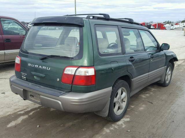 JF1SF65532H720899 - 2002 SUBARU FORESTER S GREEN photo 4