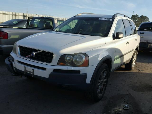 YV1CZ91H641081480 - 2004 VOLVO XC90 T6 WHITE photo 2