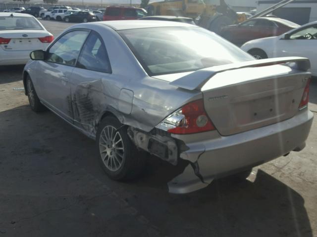 1HGEM21515L066466 - 2005 HONDA CIVIC LX SILVER photo 3