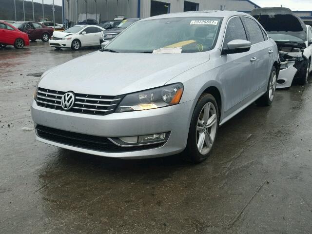 1VWCN7A3XEC090521 - 2014 VOLKSWAGEN PASSAT SEL SILVER photo 2