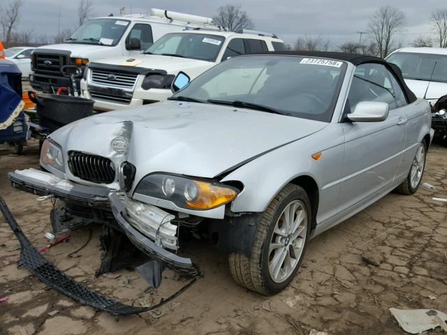 WBABW53444PL41026 - 2004 BMW 330 CI SILVER photo 2