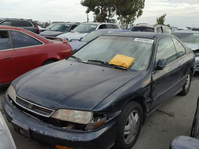 1HGCD7259VA035884 - 1997 HONDA ACCORD EX GREEN photo 2