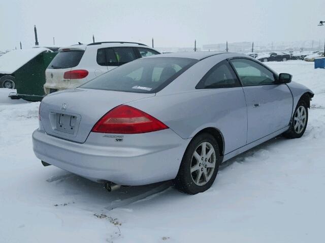 1HGCM82544A800956 - 2004 HONDA ACCORD EX SILVER photo 4