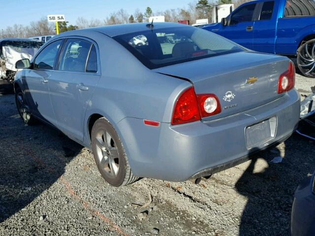 1G1ZH57B49F168716 - 2009 CHEVROLET MALIBU 1LT BLUE photo 3