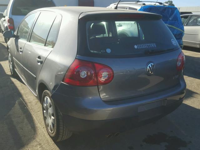 WVWDS71K37W142015 - 2007 VOLKSWAGEN RABBIT GRAY photo 3