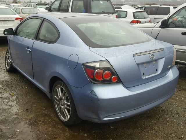 JTKDE3B7XA0309130 - 2010 TOYOTA SCION TC BLUE photo 3