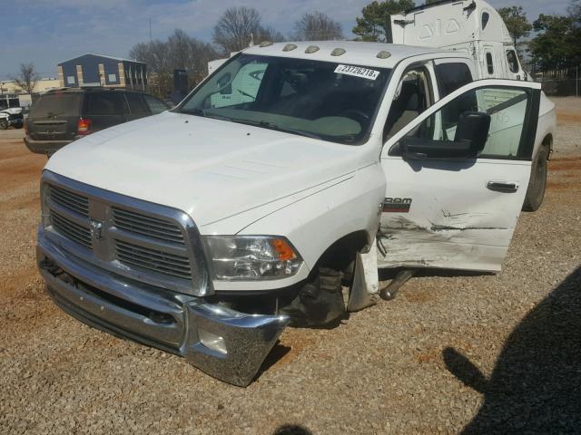 3D73Y4CL7BG511471 - 2011 DODGE RAM 3500 WHITE photo 2