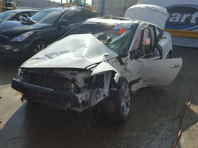 1HGCS2B89CA003663 - 2012 HONDA ACCORD EXL WHITE photo 2