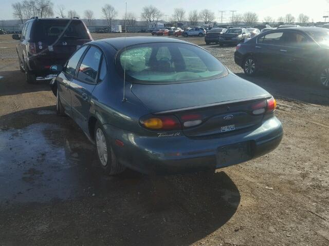 1FALP52U1VG285298 - 1997 FORD TAURUS GL GREEN photo 3