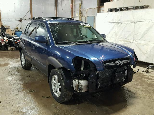 KM8JN12D36U263043 - 2006 HYUNDAI TUCSON GLS BLUE photo 1