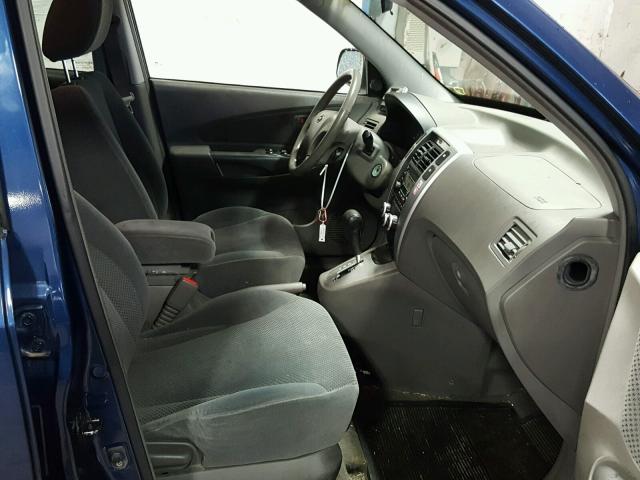 KM8JN12D36U263043 - 2006 HYUNDAI TUCSON GLS BLUE photo 5