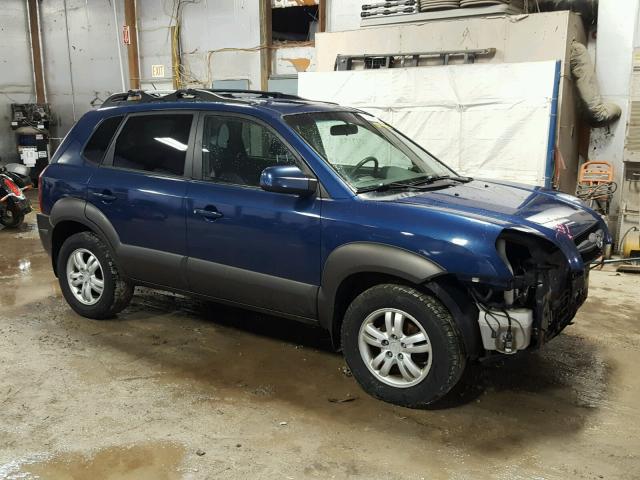 KM8JN12D36U263043 - 2006 HYUNDAI TUCSON GLS BLUE photo 9